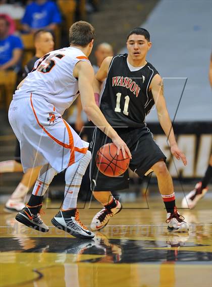 Thumbnail 3 in Wasson vs. Lewis-Palmer ( CHSAA 4a Final Four ) photogallery.