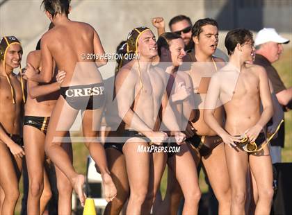 Thumbnail 1 in Redlands vs. Crespi (CIF-SS D6 Final) photogallery.