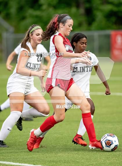 Thumbnail 2 in Clinton vs. Wheatmore (NCHSAA 2A Final) (1 of 2 - the Game) photogallery.