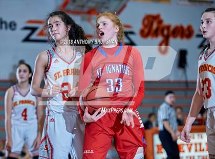 Thumbnail 1 in St. Francis vs. St. Ignatius (Roseville Elite Showcase) photogallery.