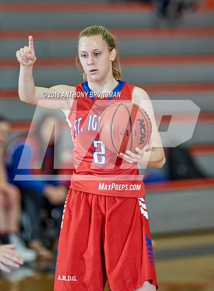 Thumbnail 3 in St. Francis vs. St. Ignatius (Roseville Elite Showcase) photogallery.