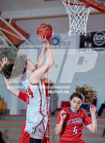 Thumbnail 2 in St. Francis vs. St. Ignatius (Roseville Elite Showcase) photogallery.