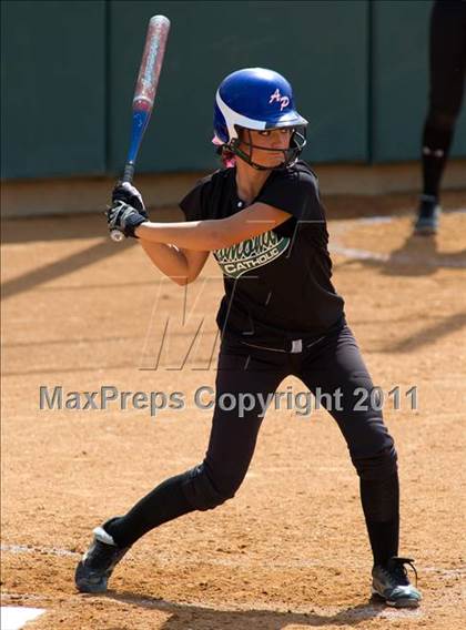 Thumbnail 2 in Pomona Catholic vs. Bellarmine-Jefferson (CIF SS D7 Final) photogallery.