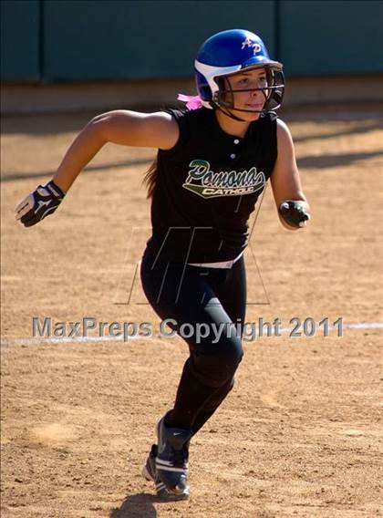 Thumbnail 2 in Pomona Catholic vs. Bellarmine-Jefferson (CIF SS D7 Final) photogallery.