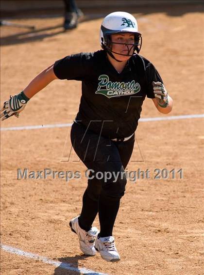 Thumbnail 2 in Pomona Catholic vs. Bellarmine-Jefferson (CIF SS D7 Final) photogallery.