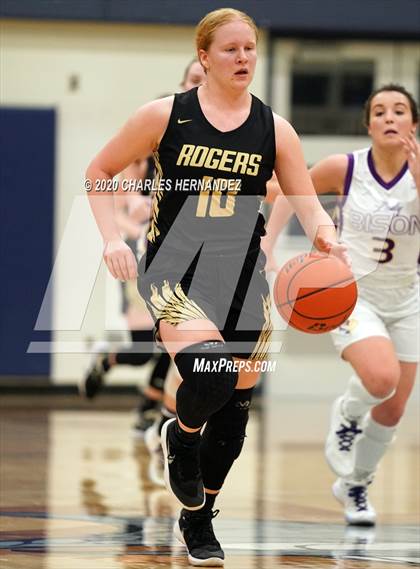 Thumbnail 1 in Buffalo vs. Rogers (UIL 3A Bi-District Playoff) photogallery.
