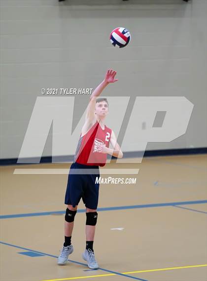 Thumbnail 1 in Ben Davis vs Indiana Christian Academy (Tri-West Hendricks) photogallery.
