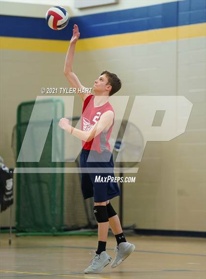 Thumbnail 2 in Ben Davis vs Indiana Christian Academy (Tri-West Hendricks) photogallery.