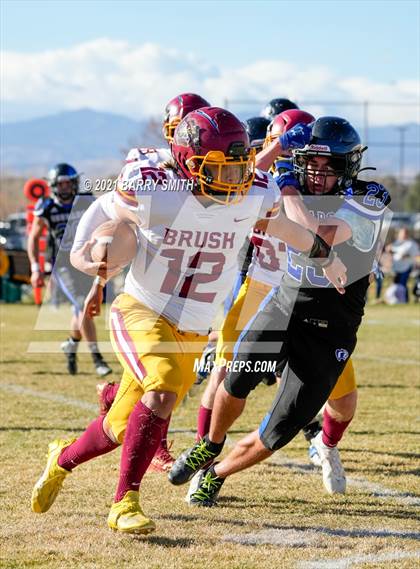 Thumbnail 2 in Brush @ Resurrection Christian (CHSAA 2A Round 2 Playoff) photogallery.