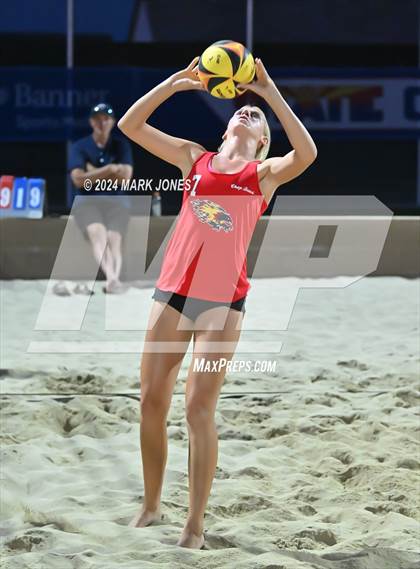 Thumbnail 1 in Chaparral vs. Sunnyslope (AIA DI Pairs Round 1 Playoff) photogallery.