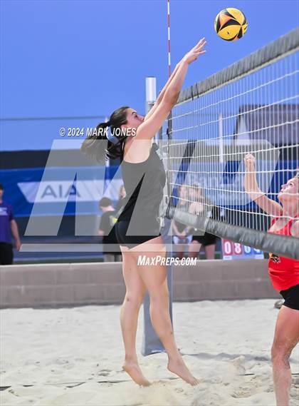 Thumbnail 3 in Chaparral vs. Sunnyslope (AIA DI Pairs Round 1 Playoff) photogallery.