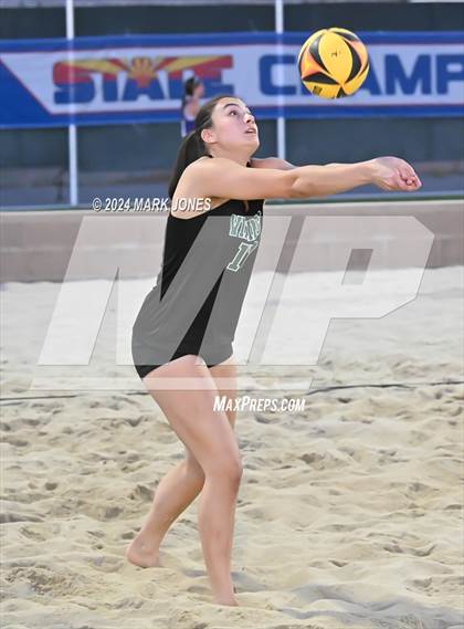 Thumbnail 3 in Chaparral vs. Sunnyslope (AIA DI Pairs Round 1 Playoff) photogallery.