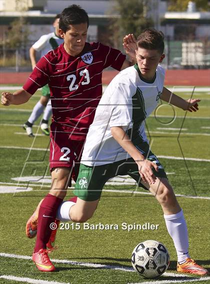 Thumbnail 2 in Sacred Heart Cathedral vs. Sacred Heart Prep (CIF CCS D3 Final) photogallery.