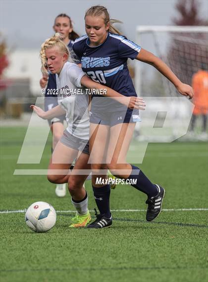 Thumbnail 3 in Twin Falls vs Canyon Ridge (IHSAA 4A State Playoff)  photogallery.