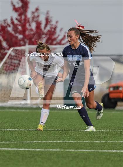 Thumbnail 2 in Twin Falls vs Canyon Ridge (IHSAA 4A State Playoff)  photogallery.