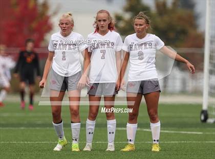 Thumbnail 2 in Twin Falls vs Canyon Ridge (IHSAA 4A State Playoff)  photogallery.
