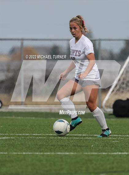 Thumbnail 1 in Twin Falls vs Canyon Ridge (IHSAA 4A State Playoff)  photogallery.