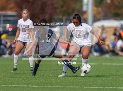 Thumbnail 1 in Twin Falls vs Canyon Ridge (IHSAA 4A State Playoff)  photogallery.