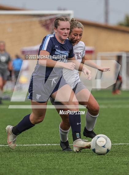 Thumbnail 1 in Twin Falls vs Canyon Ridge (IHSAA 4A State Playoff)  photogallery.