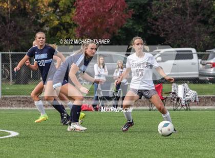 Thumbnail 1 in Twin Falls vs Canyon Ridge (IHSAA 4A State Playoff)  photogallery.