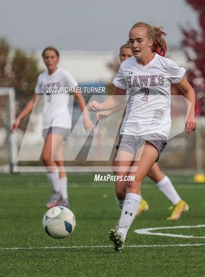 Thumbnail 1 in Twin Falls vs Canyon Ridge (IHSAA 4A State Playoff)  photogallery.