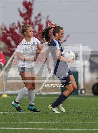 Thumbnail 3 in Twin Falls vs Canyon Ridge (IHSAA 4A State Playoff)  photogallery.
