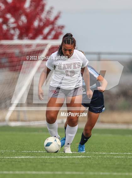 Thumbnail 3 in Twin Falls vs Canyon Ridge (IHSAA 4A State Playoff)  photogallery.