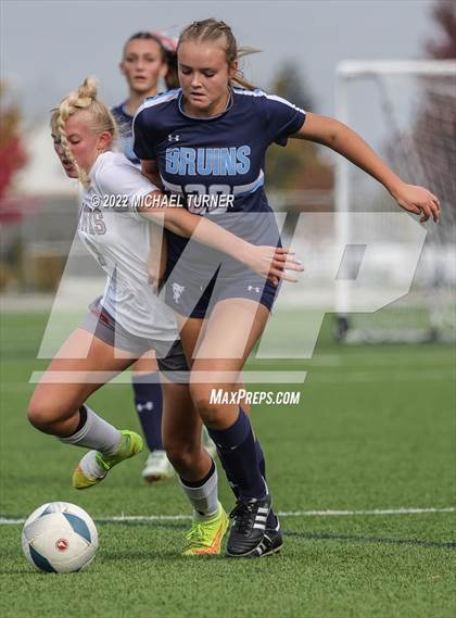 Thumbnail 1 in Twin Falls vs Canyon Ridge (IHSAA 4A State Playoff)  photogallery.