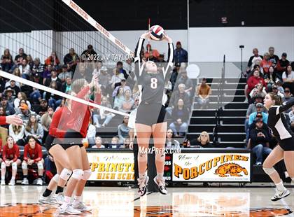 Thumbnail 3 in Mineral Wells vs Springtown (UIL Area playoff) photogallery.