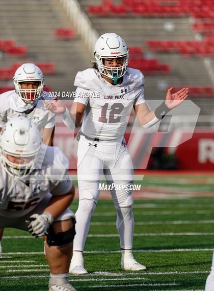 Thumbnail 2 in Lone Peak vs. Skyridge (UHSAA 6A Semifinal) photogallery.