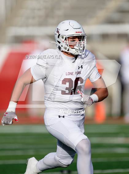 Thumbnail 1 in Lone Peak vs. Skyridge (UHSAA 6A Semifinal) photogallery.