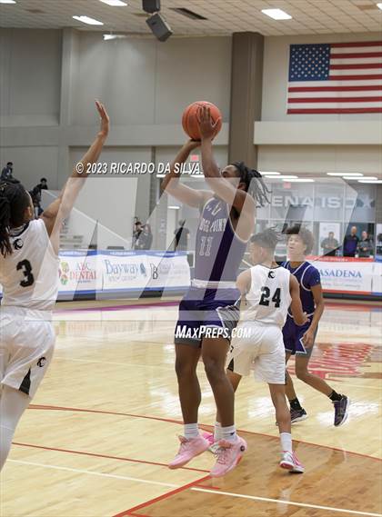 Thumbnail 3 in Ridge Point vs Guyer (McDonald's Texas Invitational) photogallery.