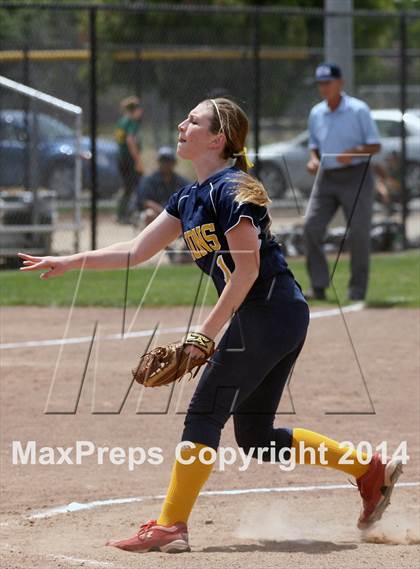 Thumbnail 1 in Millennium vs. Big Valley Christian (CIF SJS D7 Final) photogallery.