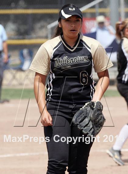 Thumbnail 2 in Millennium vs. Big Valley Christian (CIF SJS D7 Final) photogallery.