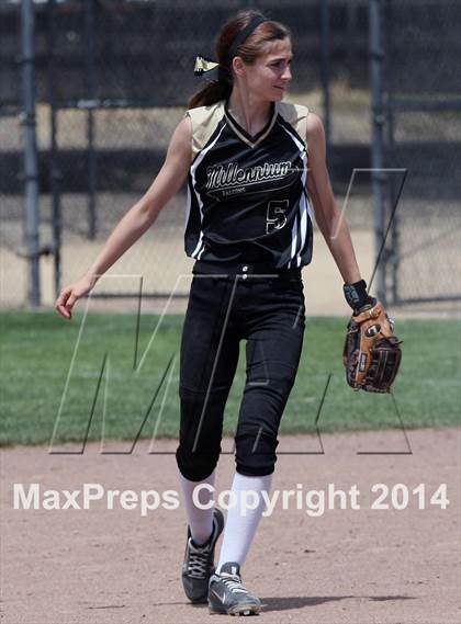 Thumbnail 3 in Millennium vs. Big Valley Christian (CIF SJS D7 Final) photogallery.