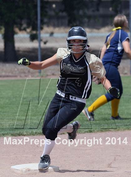 Thumbnail 1 in Millennium vs. Big Valley Christian (CIF SJS D7 Final) photogallery.