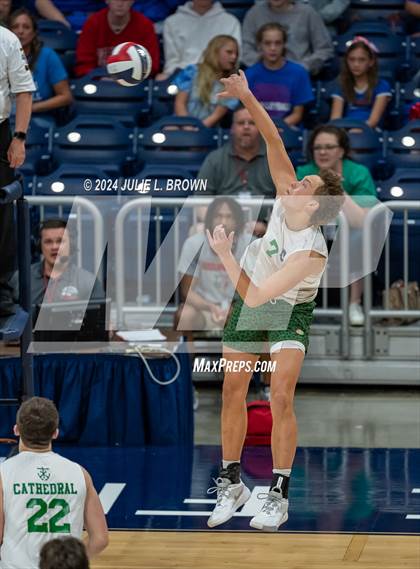 Thumbnail 3 in Roncalli vs Cathedral (IBVCA State Championship) photogallery.