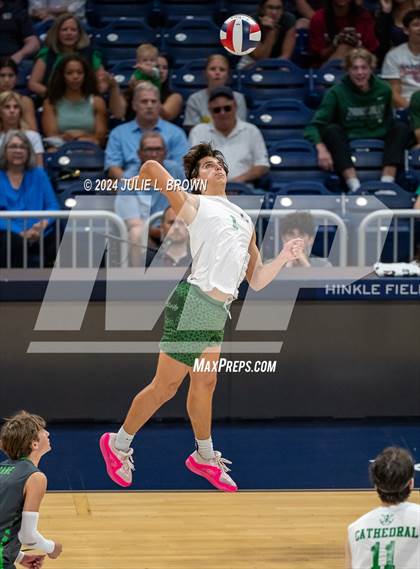 Thumbnail 2 in Roncalli vs Cathedral (IBVCA State Championship) photogallery.