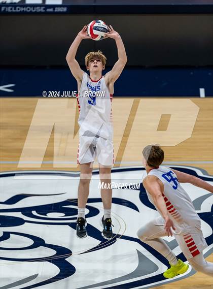Thumbnail 1 in Roncalli vs Cathedral (IBVCA State Championship) photogallery.