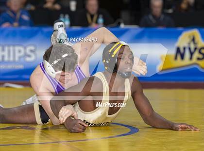 Thumbnail 2 in NYSPHSAA D1 Wrestling Championships (Finals 132 - 160 lbs) photogallery.