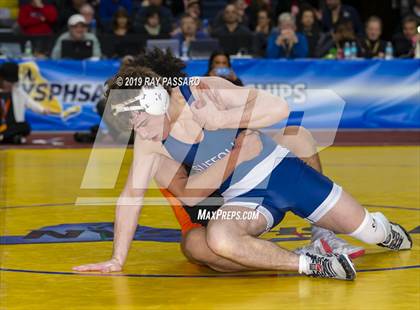 Thumbnail 2 in NYSPHSAA D1 Wrestling Championships (Finals 132 - 160 lbs) photogallery.