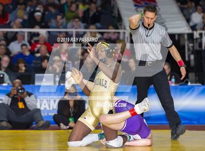 Thumbnail 1 in NYSPHSAA D1 Wrestling Championships (Finals 132 - 160 lbs) photogallery.