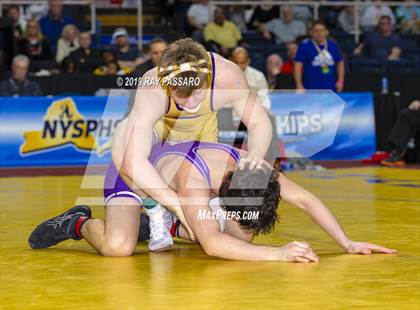 Thumbnail 2 in NYSPHSAA D1 Wrestling Championships (Finals 132 - 160 lbs) photogallery.