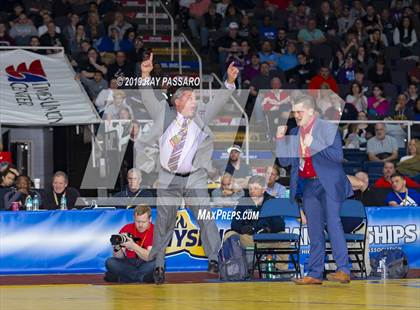 Thumbnail 2 in NYSPHSAA D1 Wrestling Championships (Finals 132 - 160 lbs) photogallery.