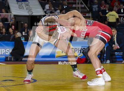 Thumbnail 3 in NYSPHSAA D1 Wrestling Championships (Finals 132 - 160 lbs) photogallery.