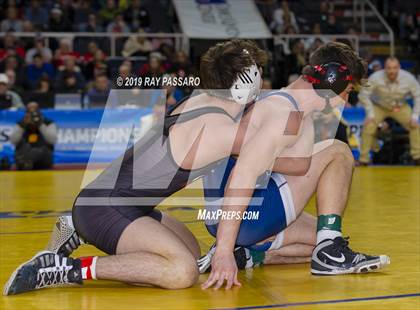 Thumbnail 2 in NYSPHSAA D1 Wrestling Championships (Finals 132 - 160 lbs) photogallery.