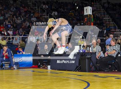 Thumbnail 3 in NYSPHSAA D1 Wrestling Championships (Finals 132 - 160 lbs) photogallery.