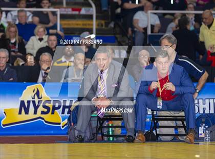 Thumbnail 3 in NYSPHSAA D1 Wrestling Championships (Finals 132 - 160 lbs) photogallery.