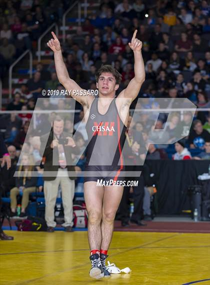 Thumbnail 3 in NYSPHSAA D1 Wrestling Championships (Finals 132 - 160 lbs) photogallery.
