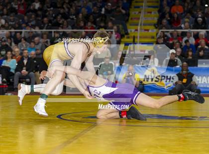Thumbnail 1 in NYSPHSAA D1 Wrestling Championships (Finals 132 - 160 lbs) photogallery.